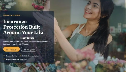 Good Deal Insurance Agency website — Florida insurance agency — designed by Miami Web HQ